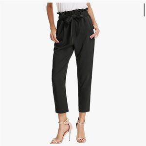3 Women's Pants with tie belt